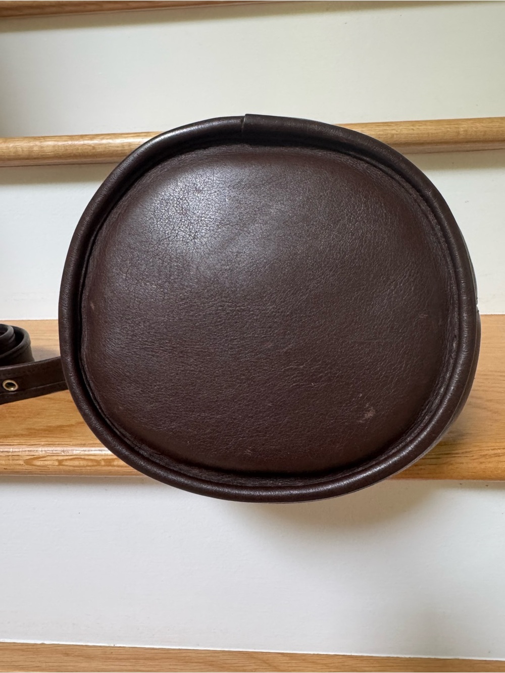 Vintage Coach Helen's Legacy 9953 Mahogany Brown Leather Duffle Bag from Turkey - Picture 5 of 15